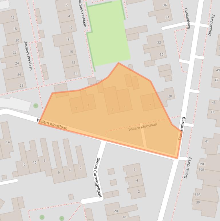 Kaart van postcodegebied 5531TM.