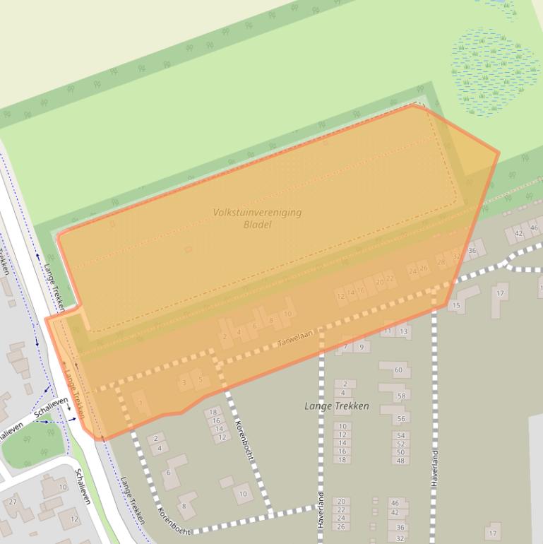 Kaart van postcodegebied 5531WB.