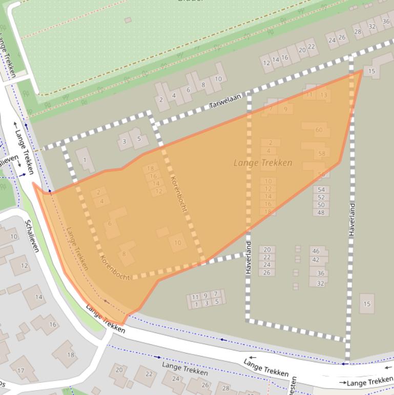 Kaart van postcodegebied 5531WC.