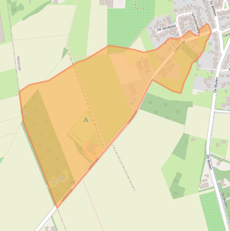 Kaart van postcodegebied 5534AM.