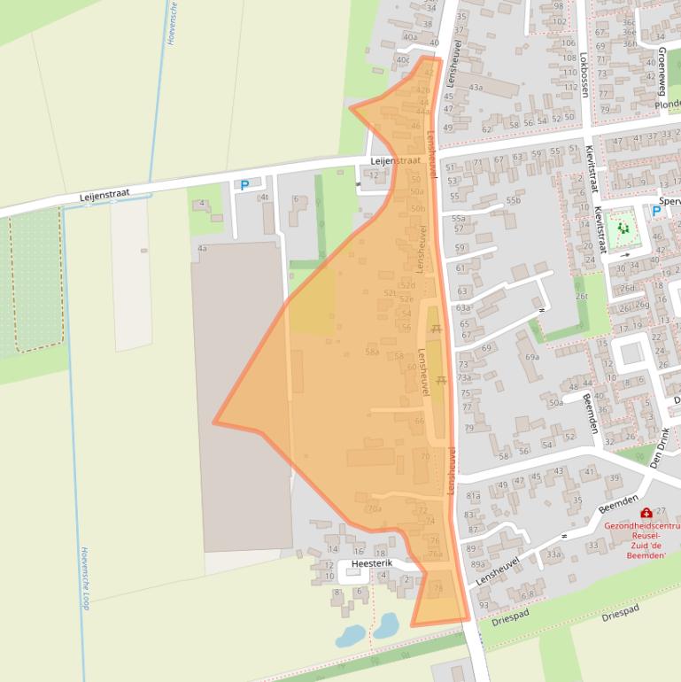 Kaart van postcodegebied 5541BD.