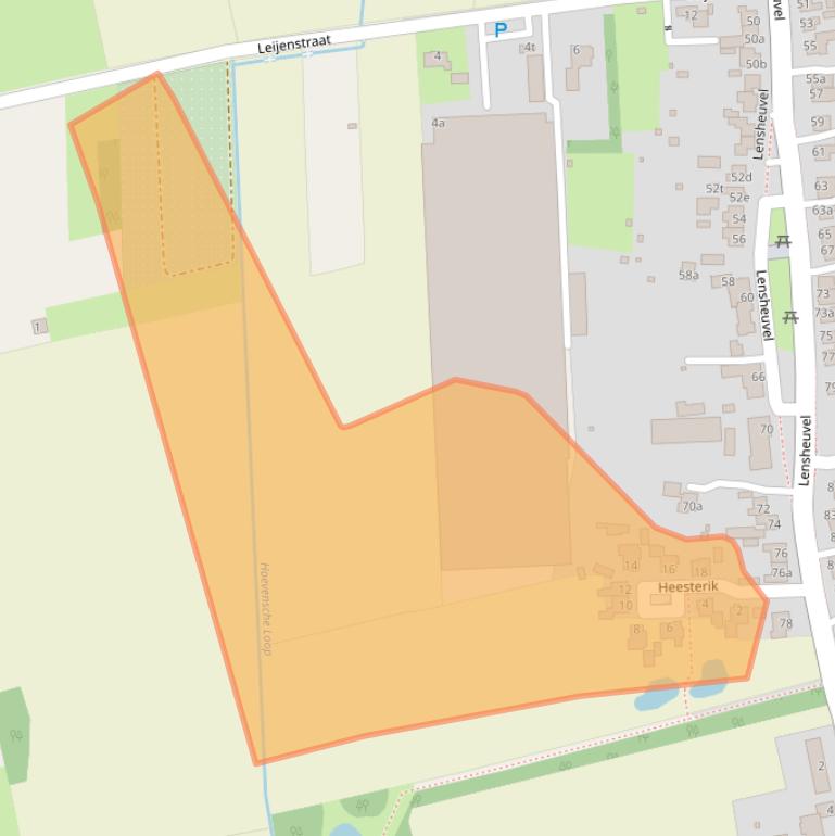 Kaart van postcodegebied 5541BS.