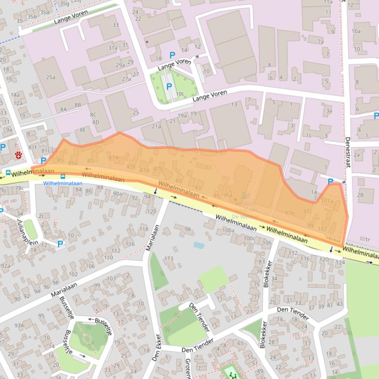 Kaart van postcodegebied 5541CV.