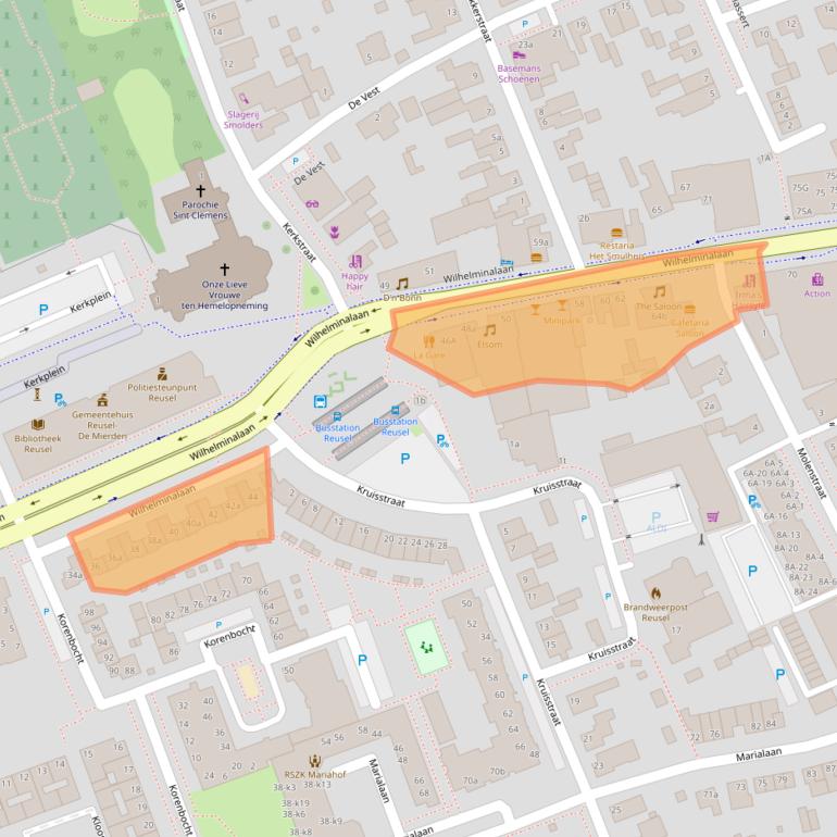 Kaart van postcodegebied 5541CX.