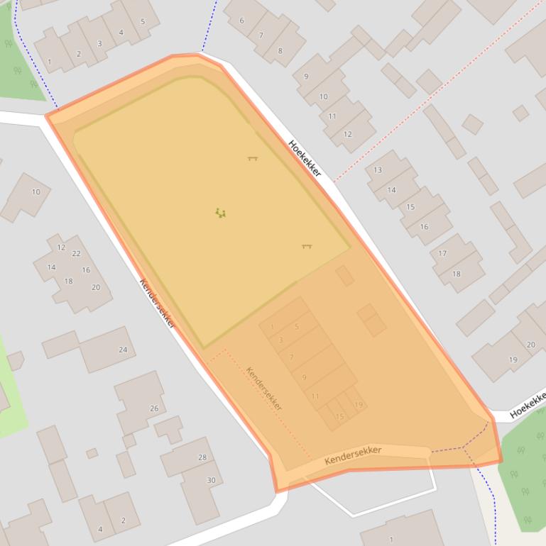 Kaart van postcodegebied 5541DK.