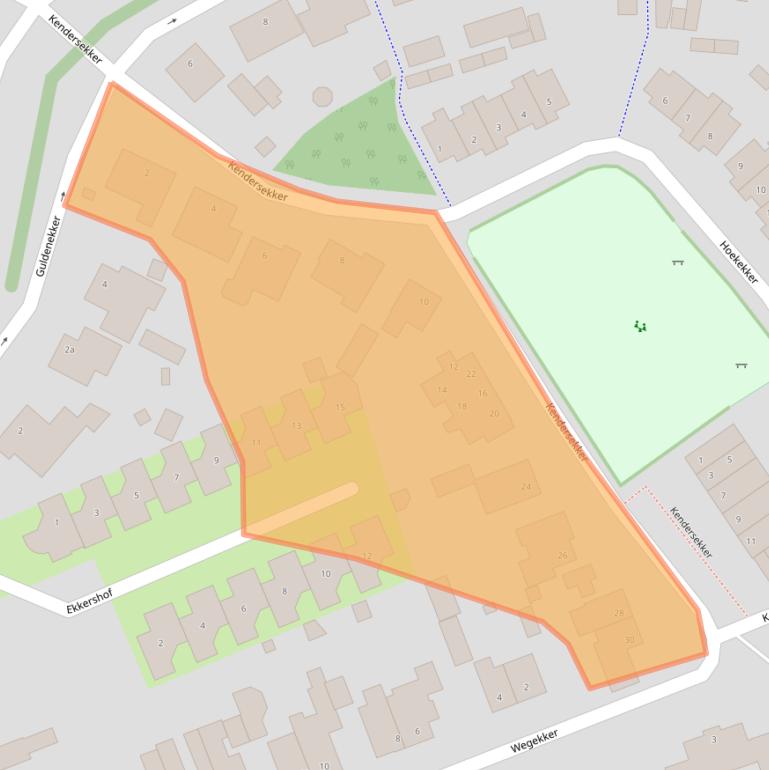 Kaart van postcodegebied 5541DL.