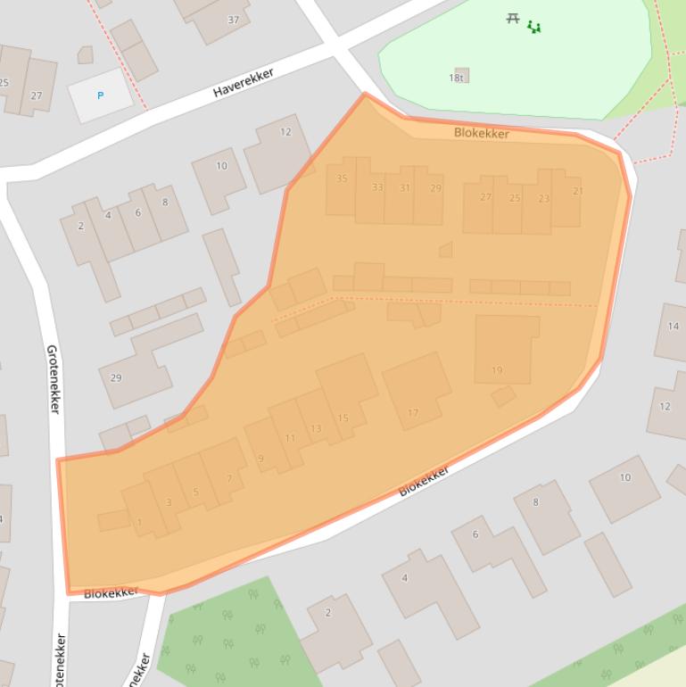 Kaart van postcodegebied 5541DN.