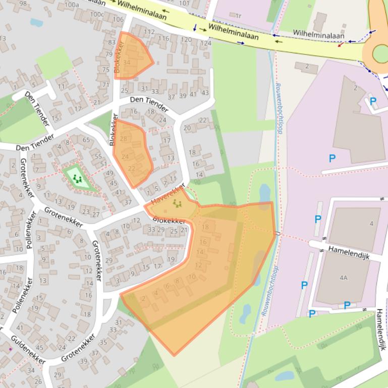 Kaart van postcodegebied 5541DR.