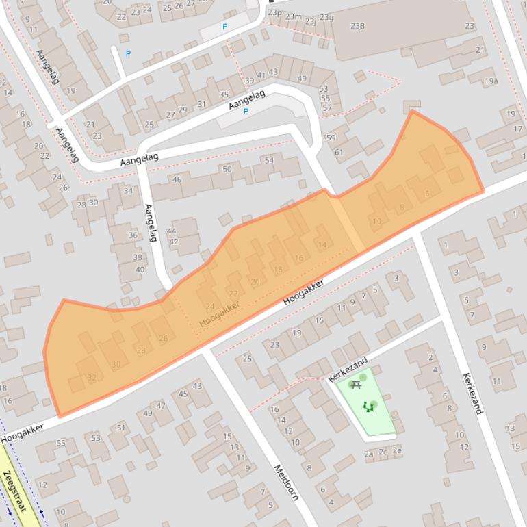 Kaart van postcodegebied 5541ET.
