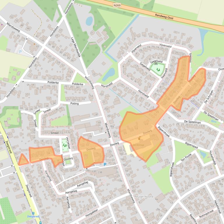 Kaart van postcodegebied 5541GH.