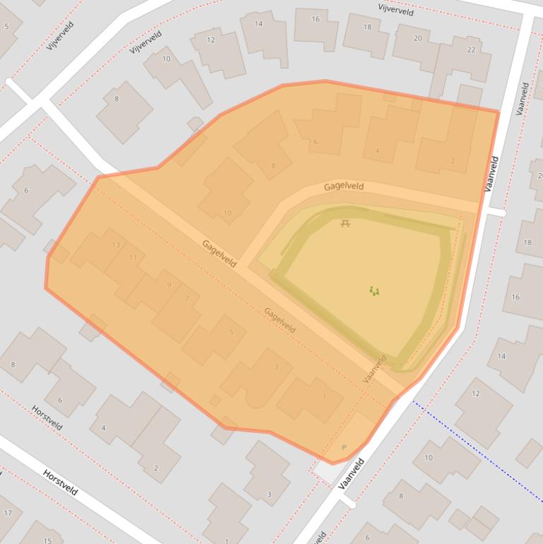 Kaart van postcodegebied 5541GP.