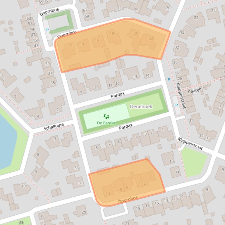 Kaart van postcodegebied 5541HB.