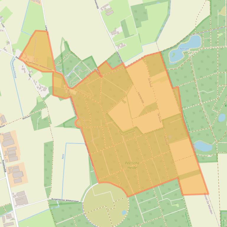 Kaart van postcodegebied 5541NA.