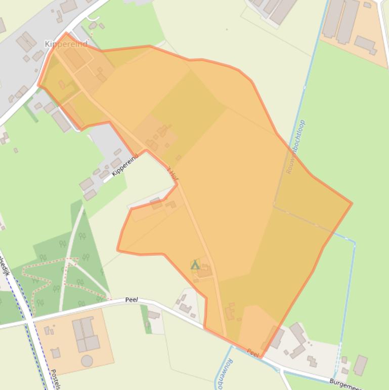 Kaart van postcodegebied 5541NE.