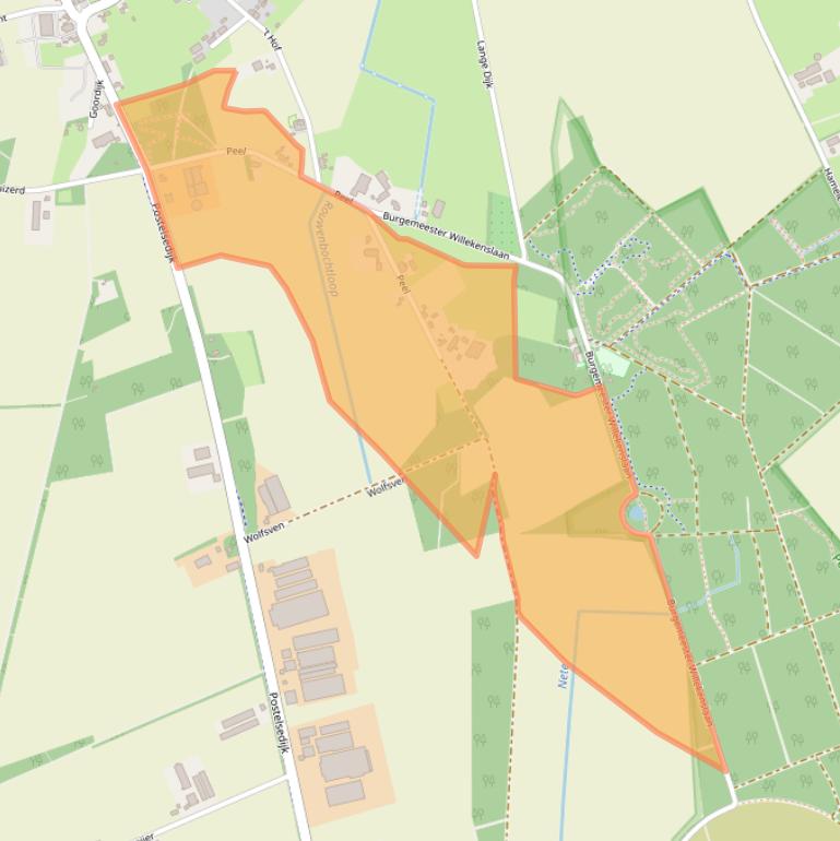 Kaart van postcodegebied 5541NH.