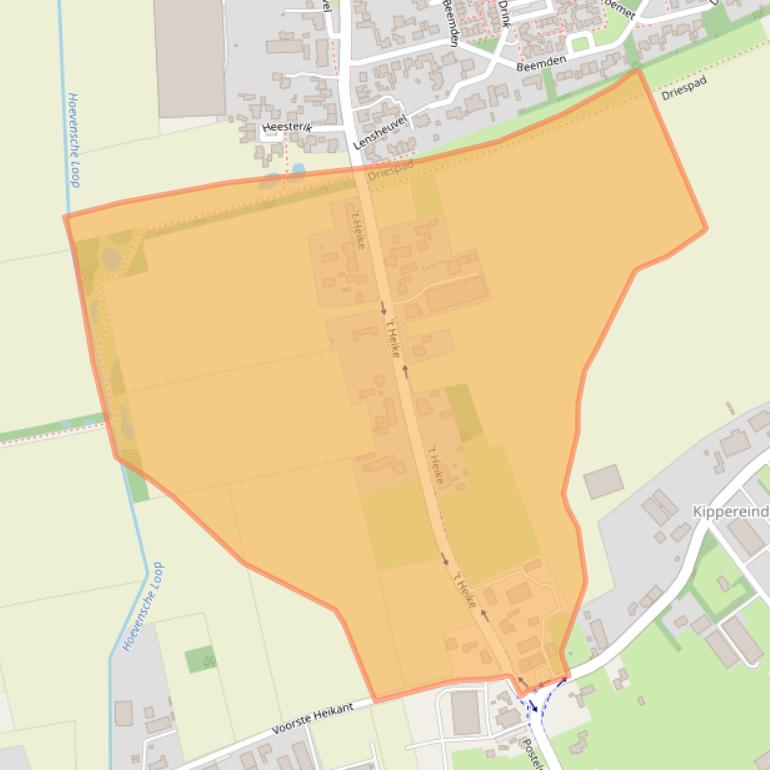 Kaart van postcodegebied 5541NJ.