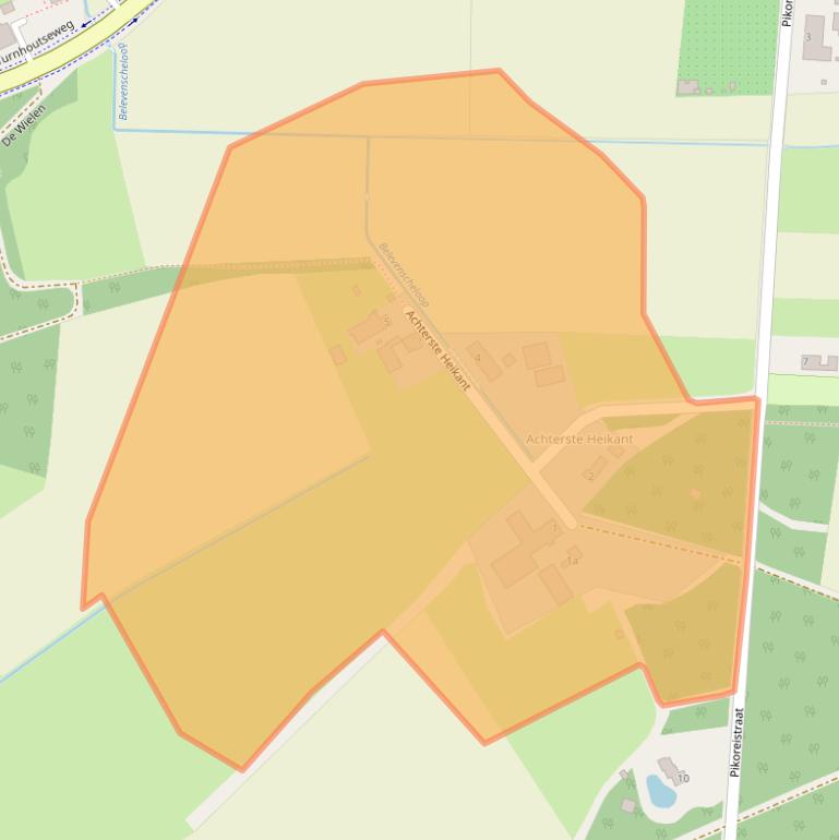 Kaart van postcodegebied 5541NT.