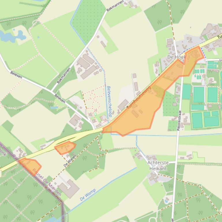 Kaart van postcodegebied 5541NW.