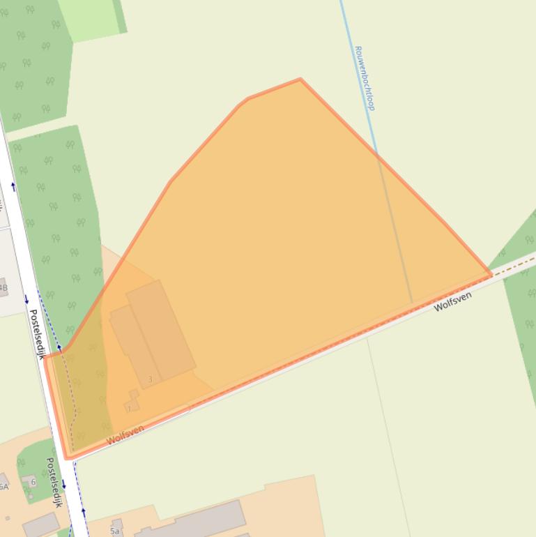 Kaart van postcodegebied 5541PZ.