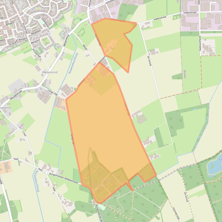 Kaart van postcodegebied 5541RB.