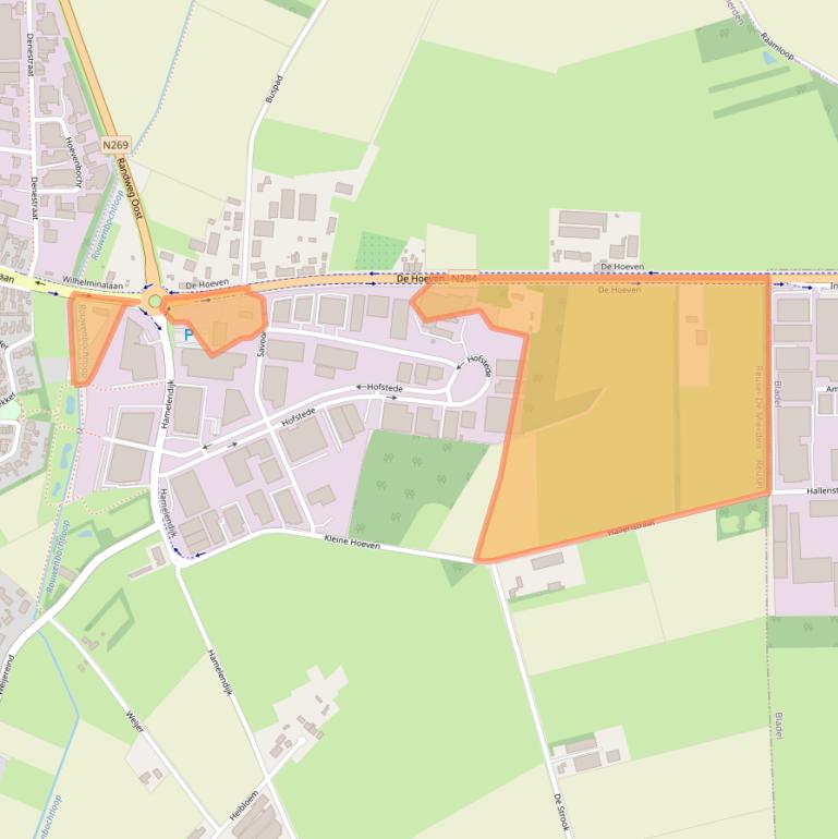 Kaart van postcodegebied 5541RJ.