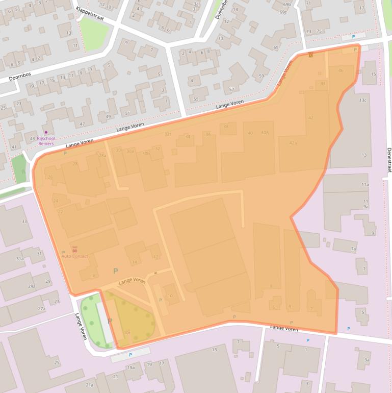 Kaart van postcodegebied 5541RT.