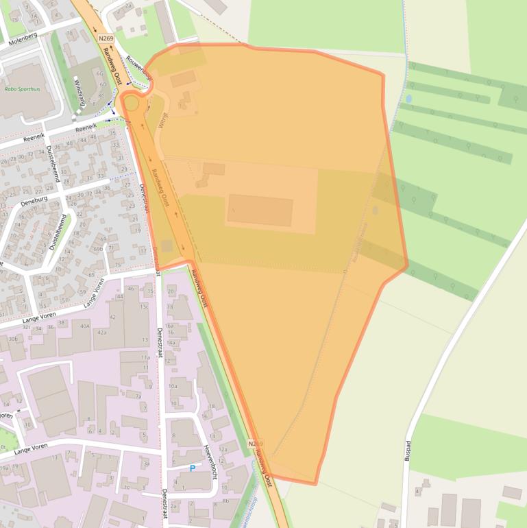 Kaart van postcodegebied 5541SH.
