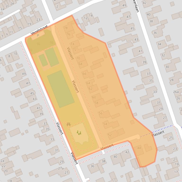 Kaart van postcodegebied 5541VH.