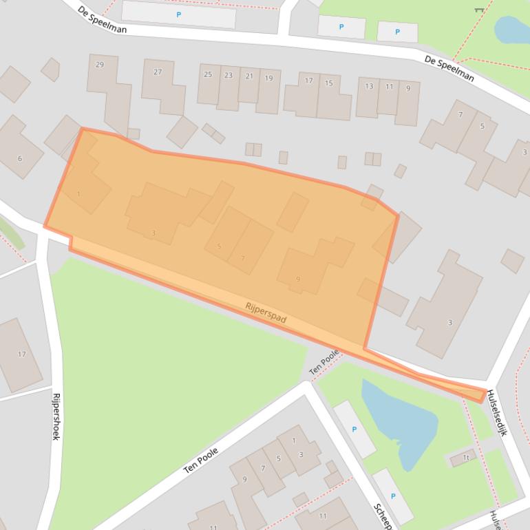 Kaart van postcodegebied 5541WN.