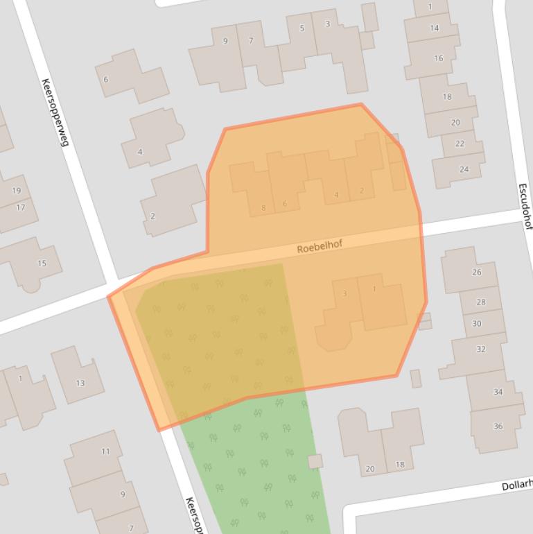 Kaart van postcodegebied 5551DJ.