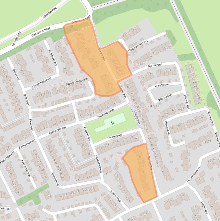 Kaart van postcodegebied 5551MA.