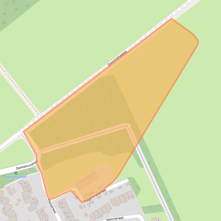 Kaart van postcodegebied 5551MC.