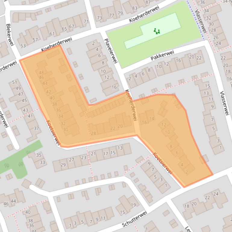 Kaart van postcodegebied 5551MH.
