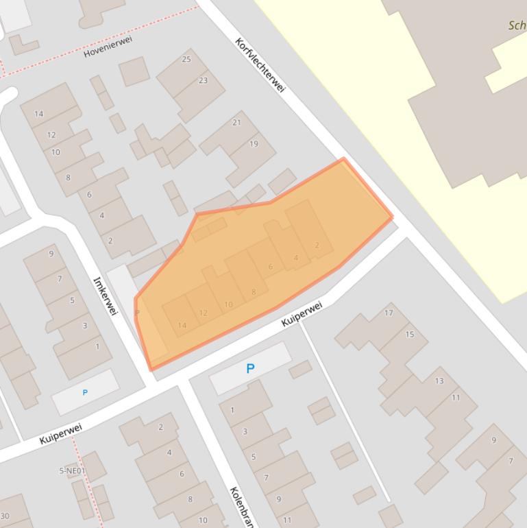 Kaart van postcodegebied 5551RH.