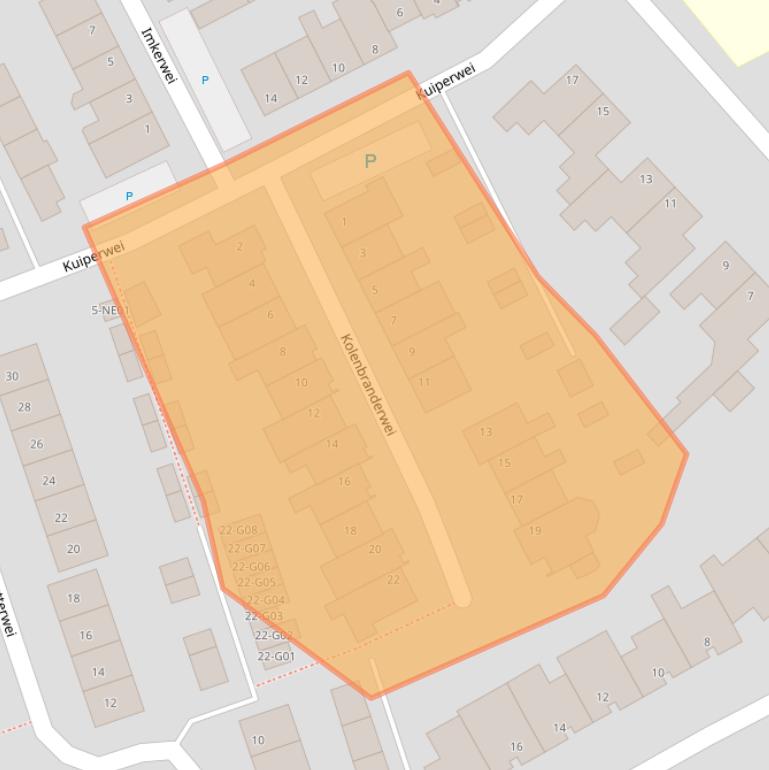 Kaart van postcodegebied 5551RJ.