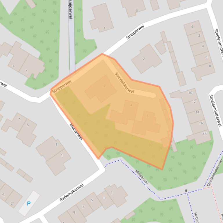 Kaart van postcodegebied 5551SR.