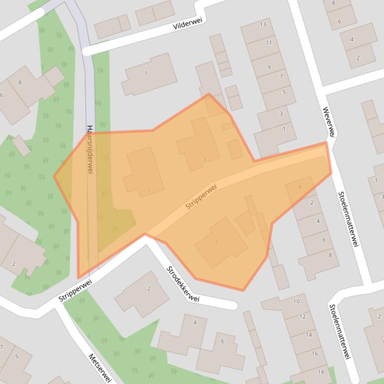 Kaart van postcodegebied 5551ST.