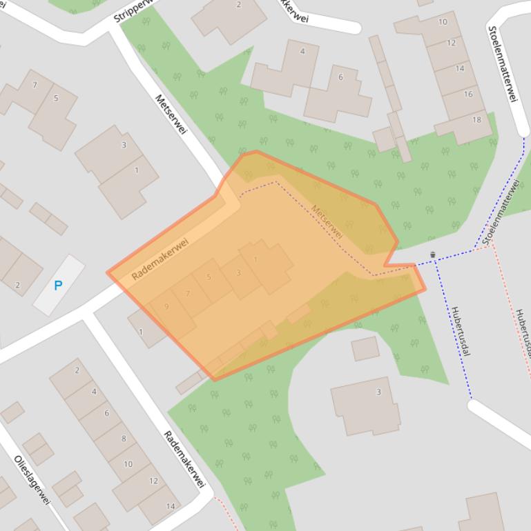 Kaart van postcodegebied 5551SX.