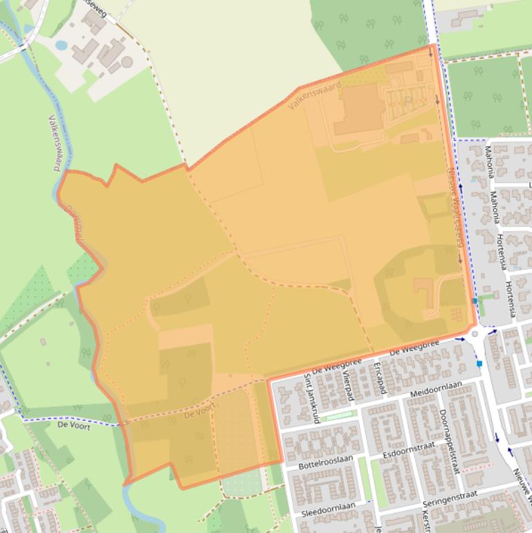 Kaart van postcodegebied 5552EJ.
