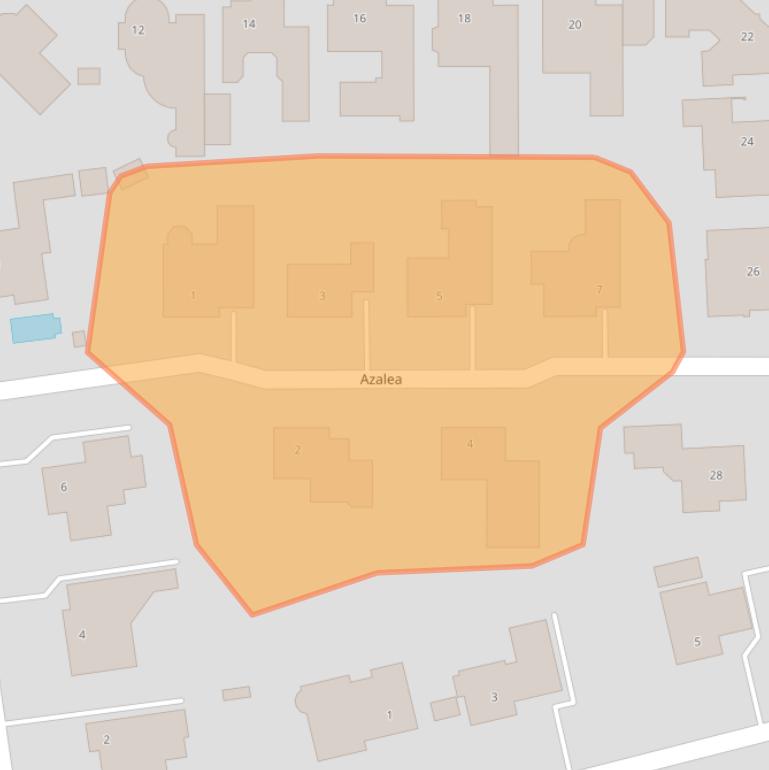 Kaart van postcodegebied 5552GW.