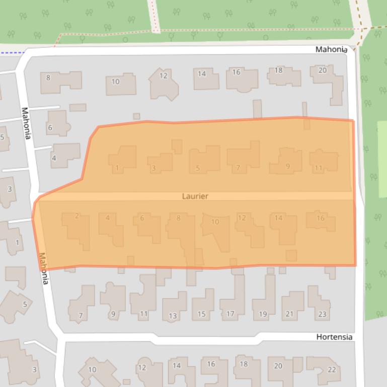 Kaart van postcodegebied 5552GZ.