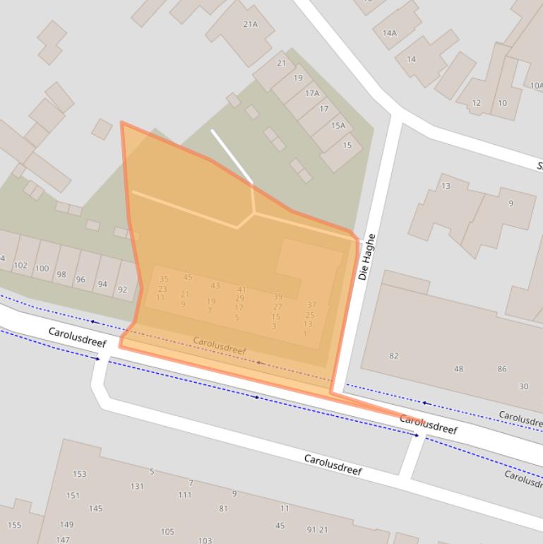 Kaart van postcodegebied 5552LT.