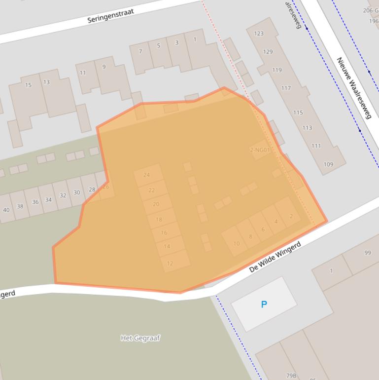 Kaart van postcodegebied 5552NG.