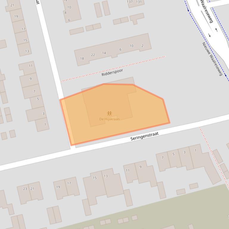 Kaart van postcodegebied 5552NL.