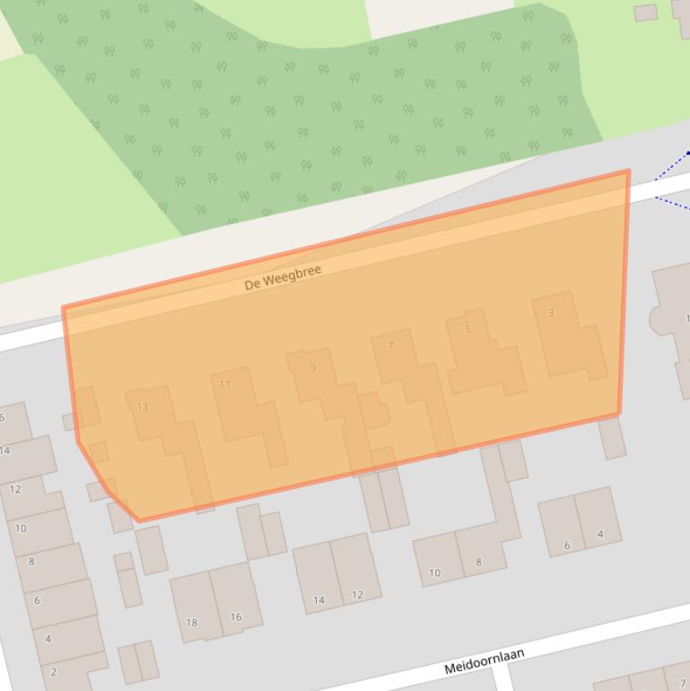 Kaart van postcodegebied 5552RT.