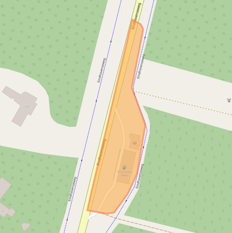 Kaart van postcodegebied 5553AB.