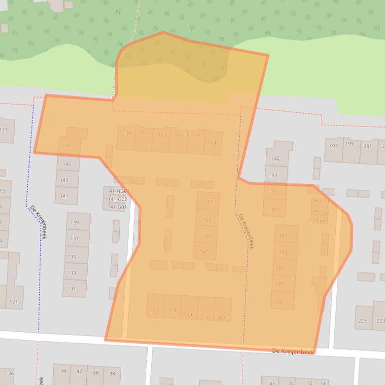 Kaart van postcodegebied 5553BD.