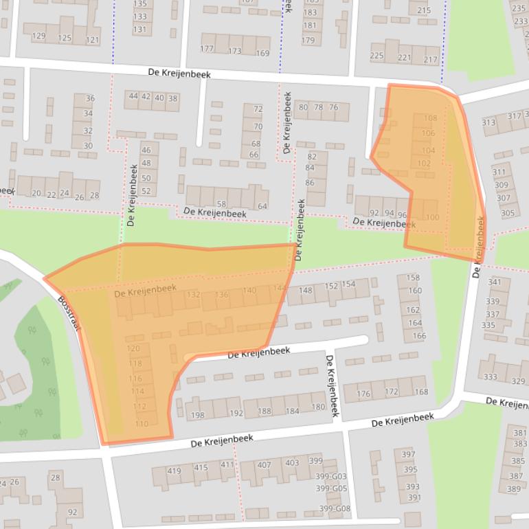 Kaart van postcodegebied 5553BN.