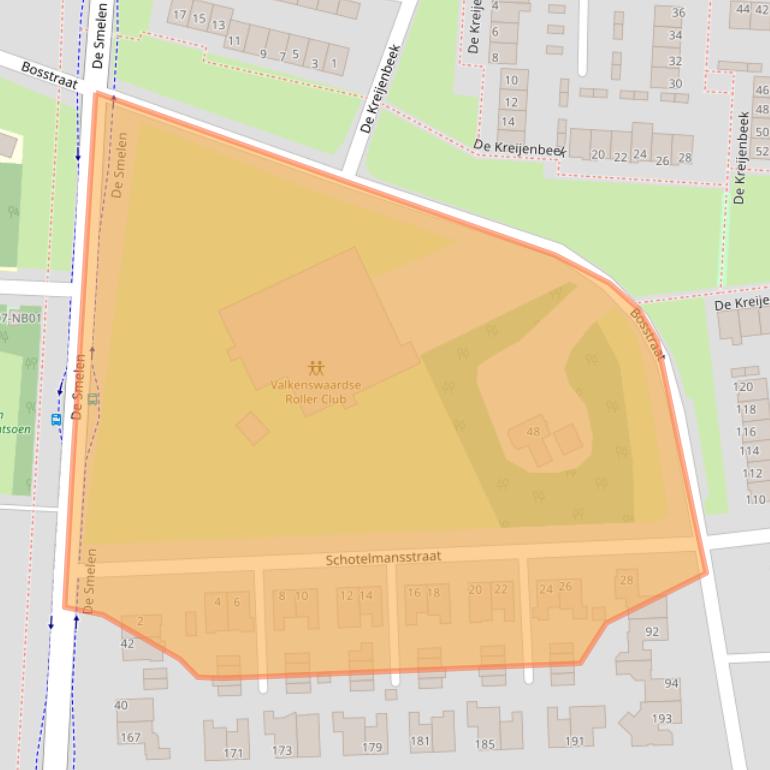 Kaart van postcodegebied 5553CN.