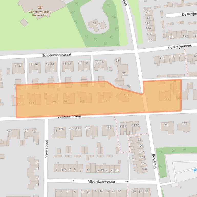 Kaart van postcodegebied 5553CR.